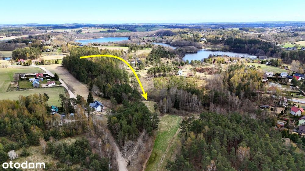 przepiękny, ogromny teren nad jeziorem w Koleczkowie - Widok 2