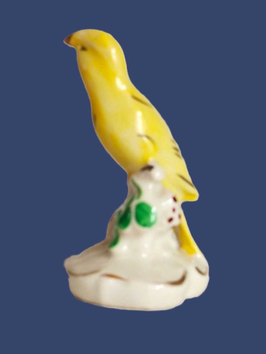figurka porcelana porcelit Chodzież kanarek kanarki