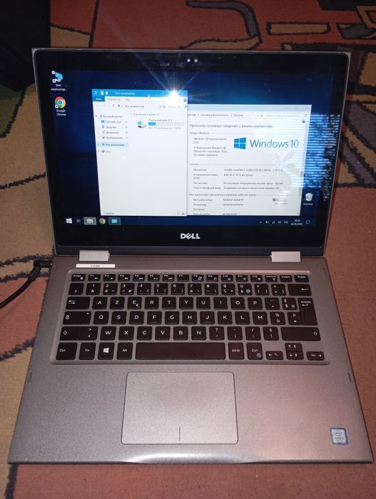 Ноутбук Dell P69G 8/128 gb Сенсорний