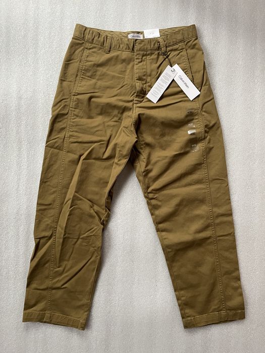 Новые штаны calvin klein (ck Utility Cropped Pants) с америки 32M,34L