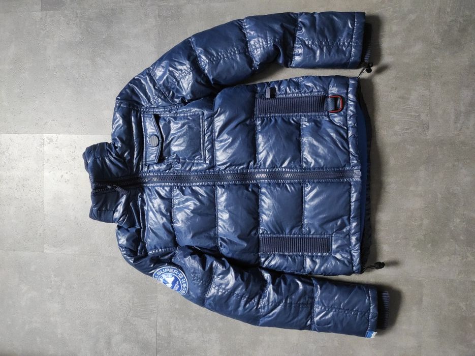 SuperDry kurtka damska puchowa kaczy puch 90% XS