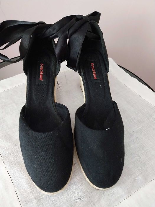 Espadryle  czarne roz.39