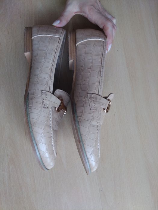 Lordsy mokasyny beżowe 38