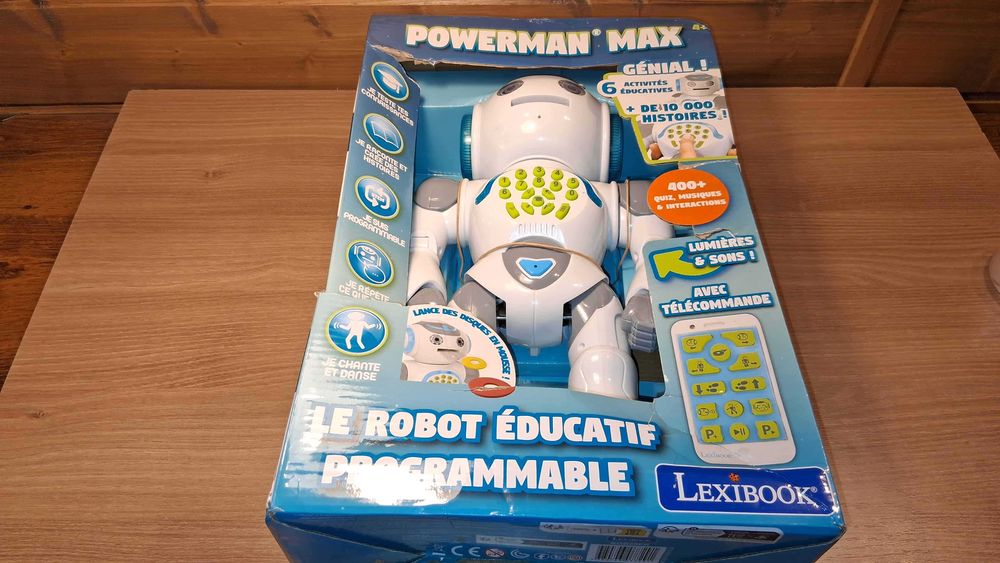 Nowy Robot Lexibook Powerman Max Edukacyjny Programowalny Pilot