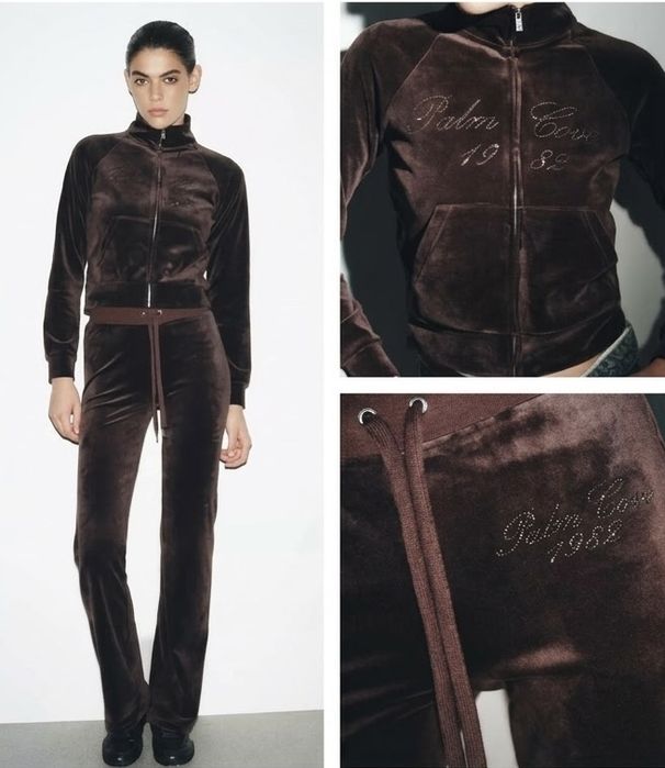 Велюровий костюм zara juicy couture
