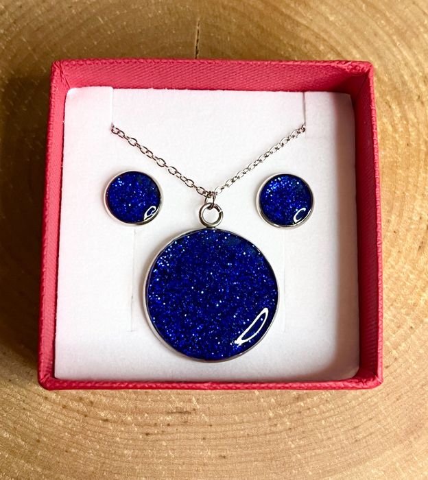 Komplet biżuterii glamour