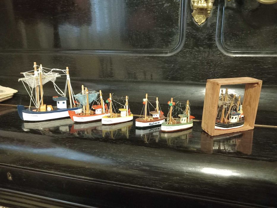 Colecção I  de Barcos de Pesca em madeira