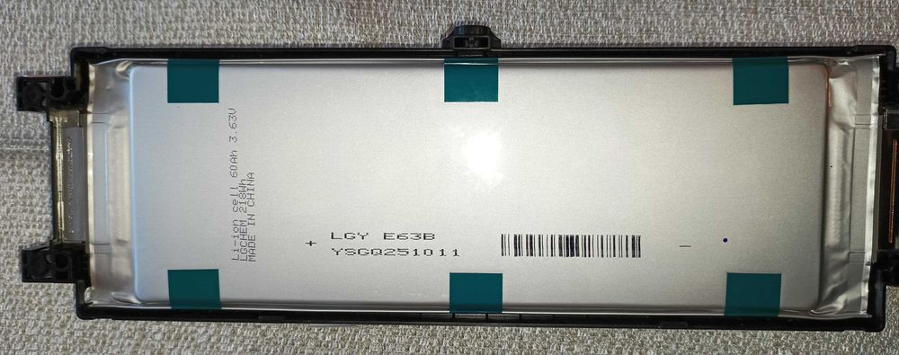 Bateria li-ion 60Ah LGchem  ogniwa LGY E63B