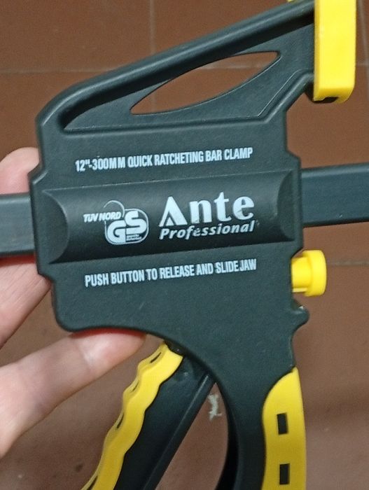 ante profissional 12"-300MM Quick Acting bar clamp