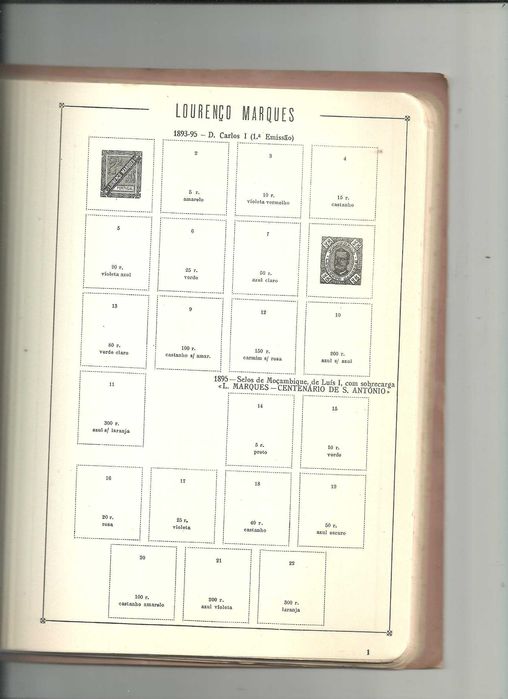 Album de Selos de Portugal Ex. Colónias