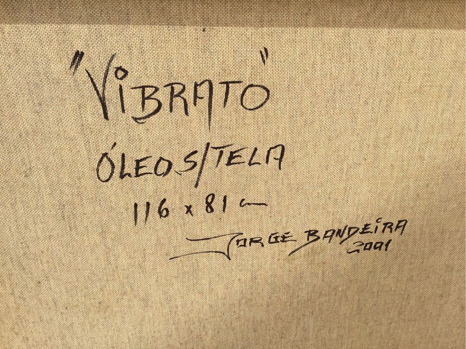 Óleo s tela "Vibrato" Jorge Bandeira