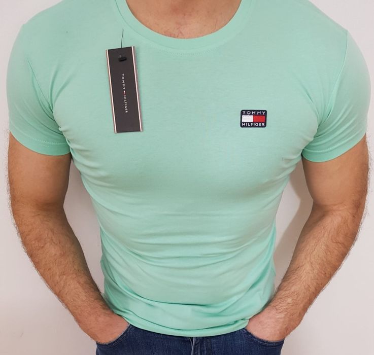 Męskie koszulki nowe szyte logo M L XL XXL 3XL 4XL 5XL Wysyłka pobrani