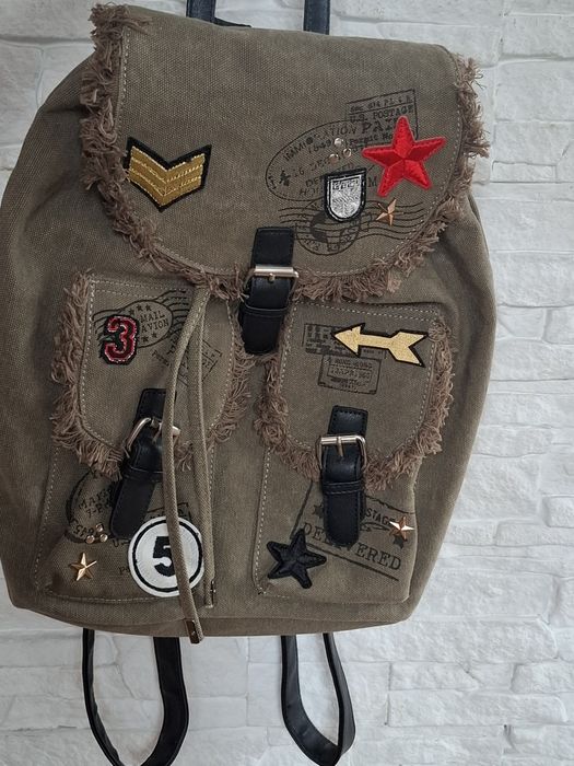 Plecak khaki,nowy