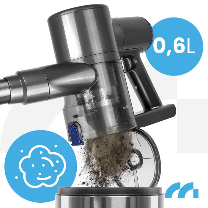 Odkurzacz Bezprzewodowy Pionowy Bezworkowy Elektroszczotka Led3w1 400w