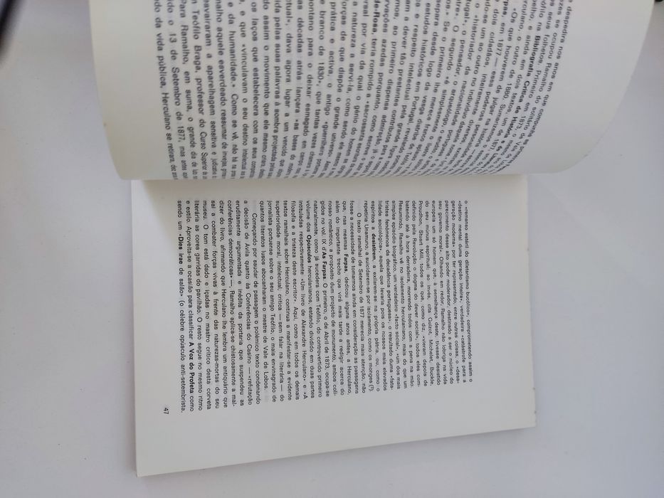 Livro Herculano e a geração de 70