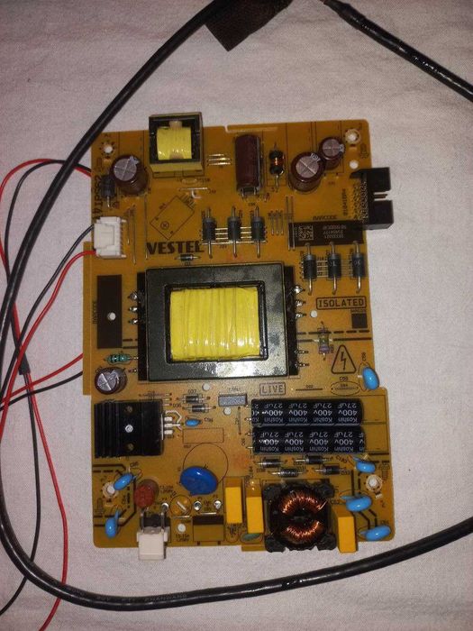 Płyta główna, zasilacz, elektronika telewizora Toshiba 39l2863dg