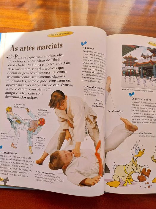 Os Desportos, Disney, O mundo do conhecimento, livro didático