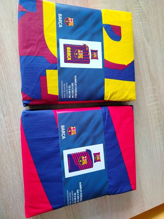 Pościel Fc Barcelona 160x200 2 sztuki za 100 zł