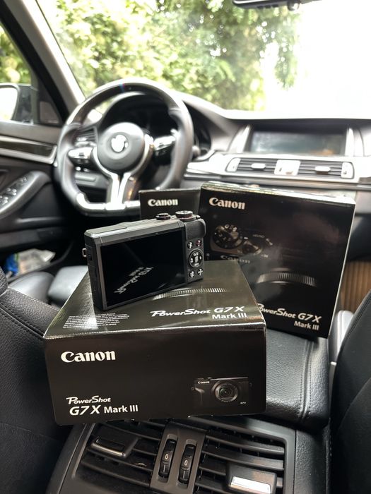 ЗНИЖКА! Камера Canon PowerShot G7 X Mark III Чорна/Срібна НОВІ