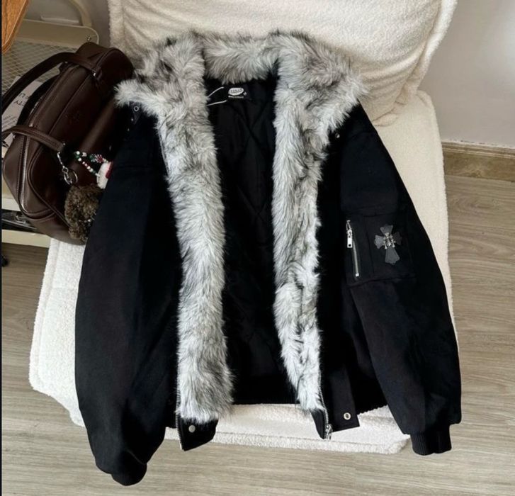 Чорна куртка бомбер демісезон/Куртка бомбер демисезонная унісекс