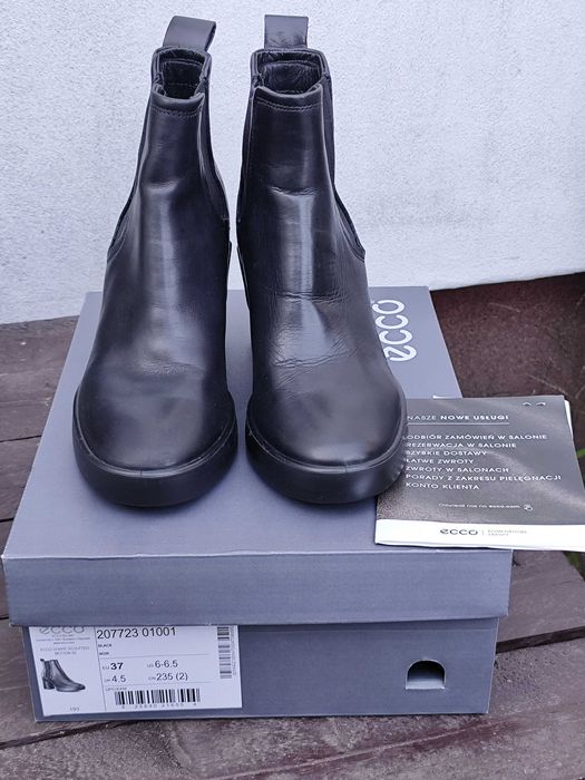 Botki ECCO Shape Sculpted Motion 55 czarne rozm. 37