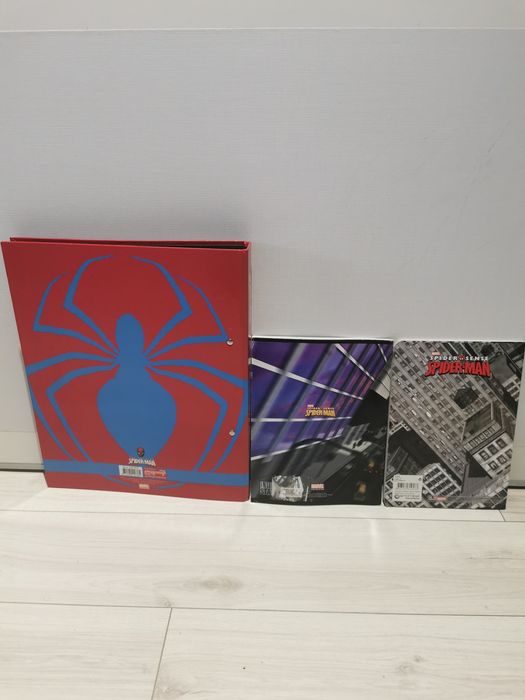 Homem Aranha(Dossier/Caderno)-Faísca McQueen(Bloco/Afia/Lápis/Borracha