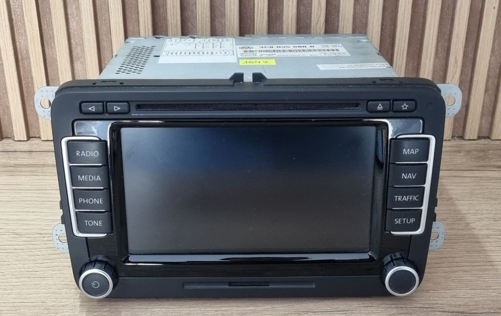 Radio Nawigacja RNS510 LED WV PASSAT B7 GOLF6 Menu Pl+Mapy+Kod