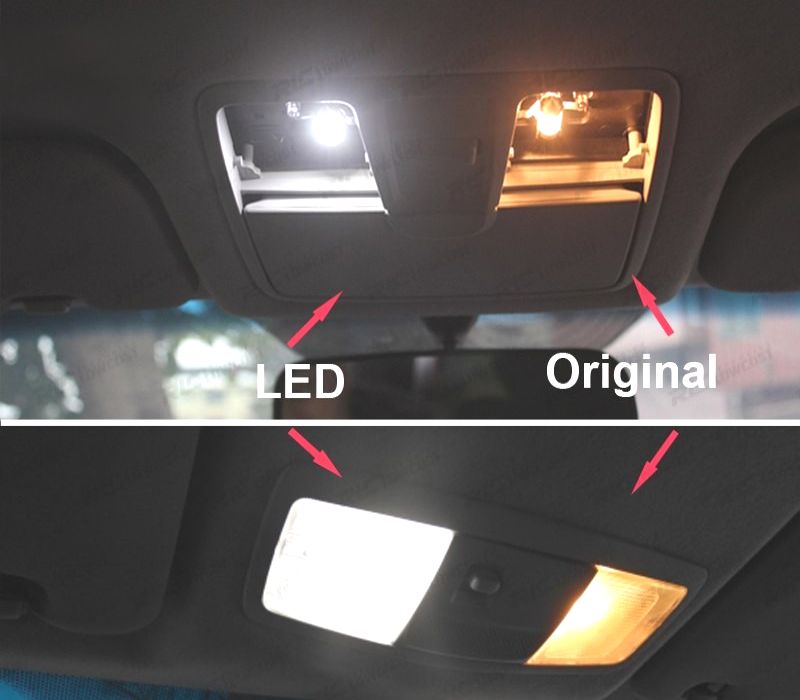 KIT COMPLETO 5 LAMPADAS LED INTERIOR PARA FIAT SEDICI 06-14