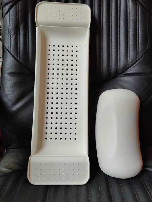 Пластиковий тримач для ванної MeyJig +  подушка для ванної