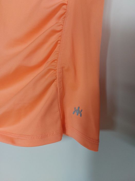 Pomarańczowy top sportowy 38/M bluzka dla kobiet w ciąży top sportowy