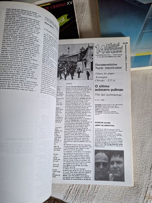 Cinco livros sobre o antigo Festival de Cinema da Figueira da Foz