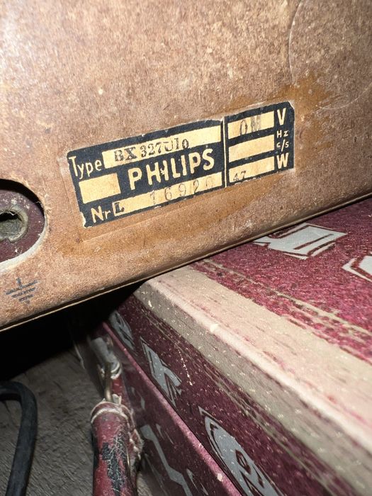Radio Philips valvulas antigo