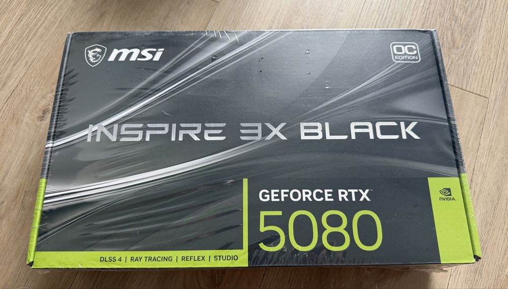 MSI GeForce RTX 5080 16G Inspire 3X OC Black