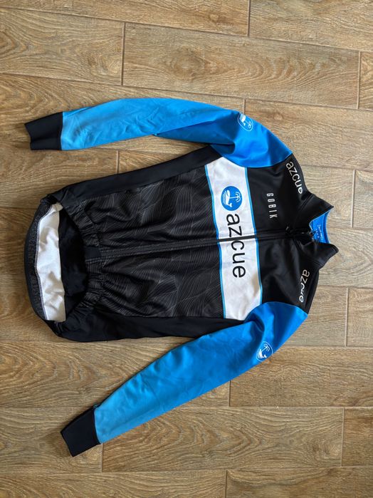 Gobik M-L Windstopper Softshell лёгкая велокуртка джерси с длинным рукавом