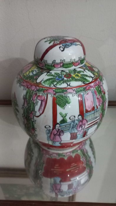 Conjunto de 3 jarras chinesas