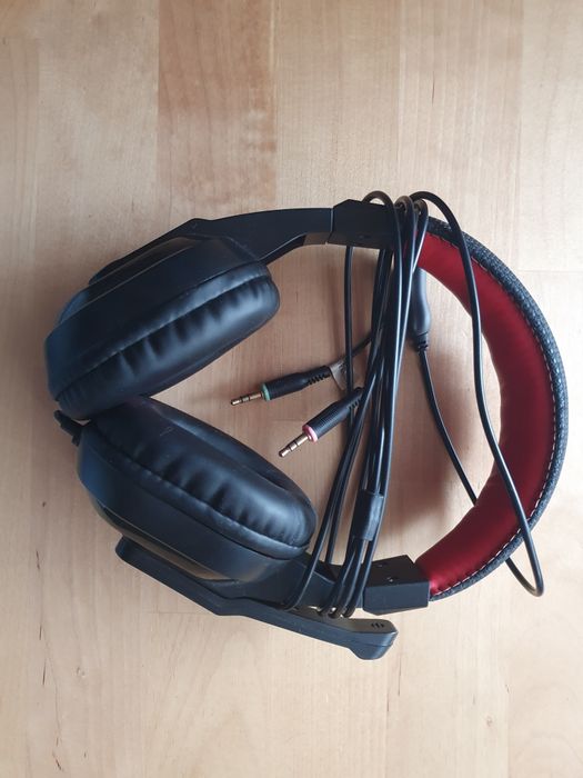 Słuchawki dla gracza RED Dragon polecam sprawne RDS 101