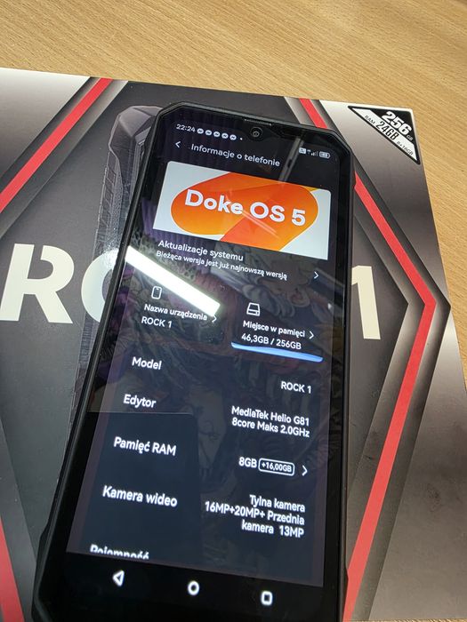 Zamienie Blackview ROCK 1 8/256 GB – używany tydzień