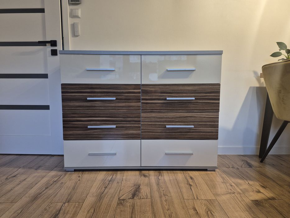Komoda fronty połysk 120x92x43cm