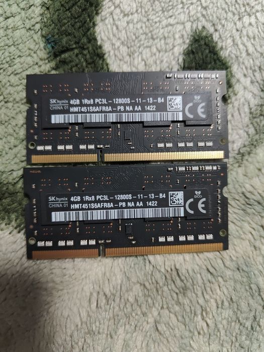 Ноутбучна Оперативна пам'ять 4х2