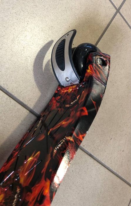 Надміцний самокат Максі з широкими силіконовими колесами зі світлом