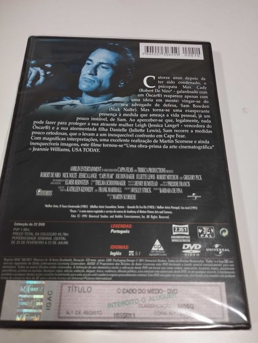 O Cabo do Medo DVD