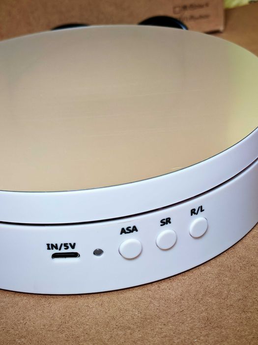 Base Rotativa Automática 14cm – Fotografia e Vídeo (7kg) – Nova