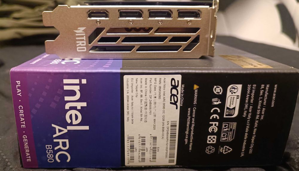 Nowa Karta graficzna Intel ARC B580 12GB GWARANCJA