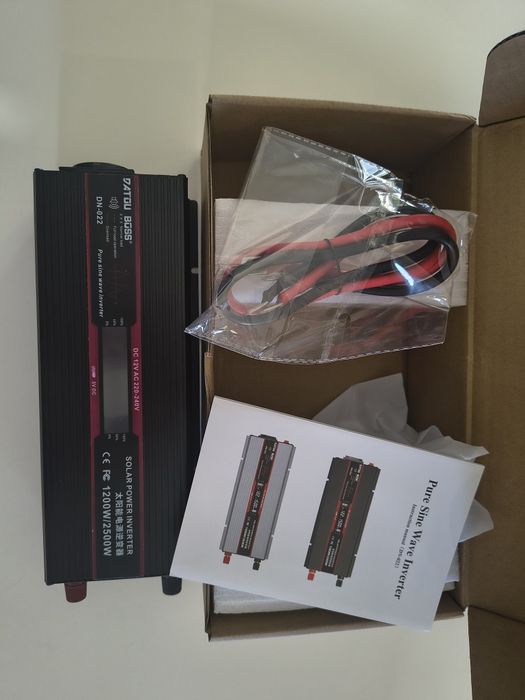 Інвертор 12В на 220В Datou Boss DN-022 1200/2500 Вт чистий синус