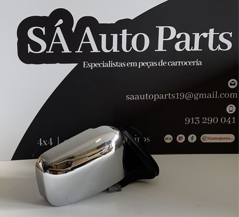 RETROVISORES CROMADOS ELETRICOS NISSAN NAVARA D22