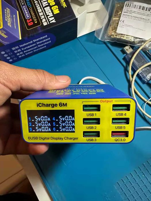 Быстрое зарядное устройство Mechanic iCharge 6M 6 USB-портов