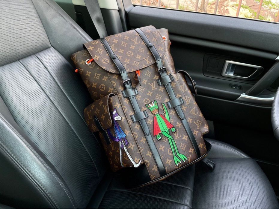 Louis Vuitton Christopher коричневый мужской рюкзак портфель ранец