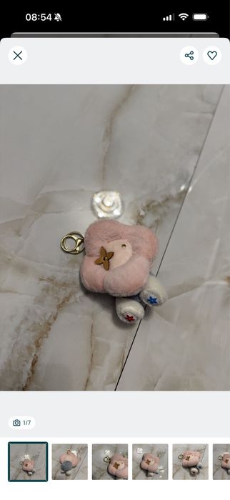 Zestaw rezerwacja apaszka i brelok louis vuitton
