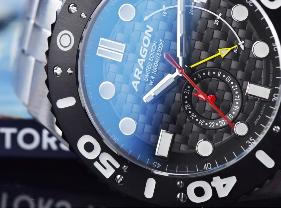 Часы ARAGON Enforcer NE57 Power Reserve Lim. Ed. 50 mm. 1000 MT.