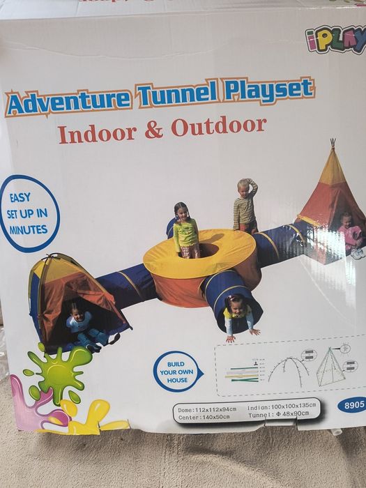 Namiot, tunel, plac zabaw dla dzieci  8905   7w1